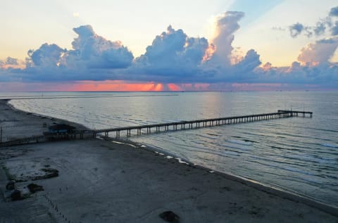 Walk with the sunset view.