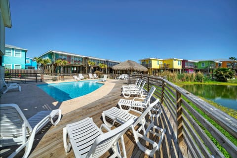 Poolside bliss and amazing lake views.