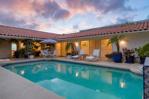 Your private pool comes with plenty of lounge space and a great sense of privacy.