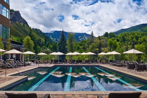 Pool area is perfect for cooling off in the Colorado summer months.