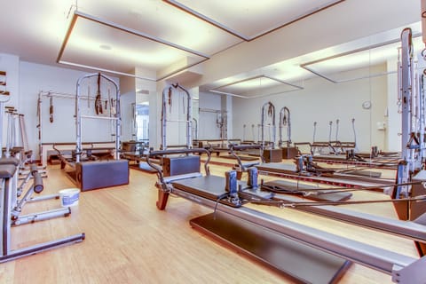 Fitness center.