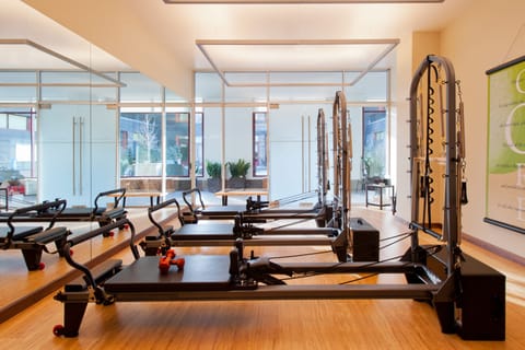 Fitness center.