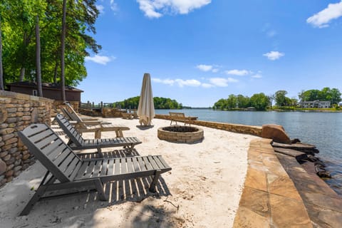 Another place to catch some rays on the shared beach.