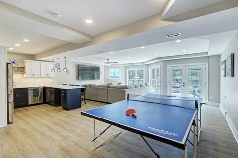 Game on! Lower Level game room-Serving up some ping pong fun.