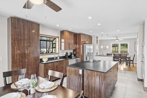 A fully stocked kitchen seasoned with love.