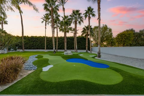 Private putting green to perfect your swing!