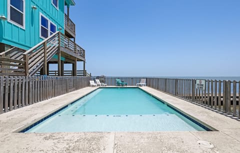 Community waterfront pool.