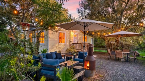 Relax in your outdoor oasis.
