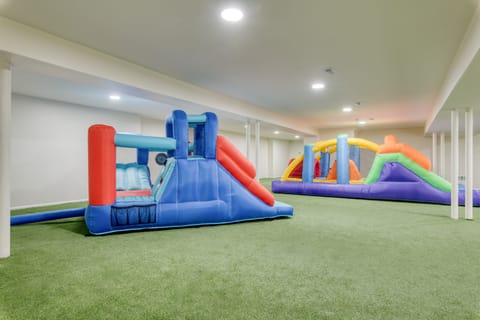 Fun awaits in our recreation room with an inflatable obstacle course and more!