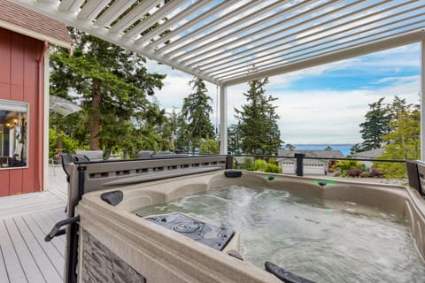 Water views from the hot tub.