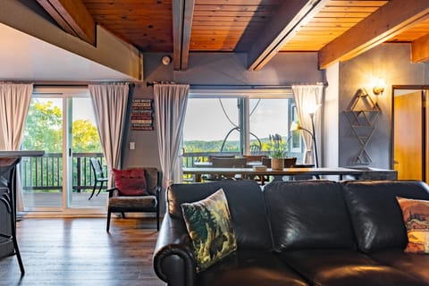 Tons of natural light and expansive views.