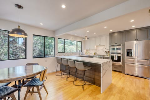 Sleek, modern kitchen.
