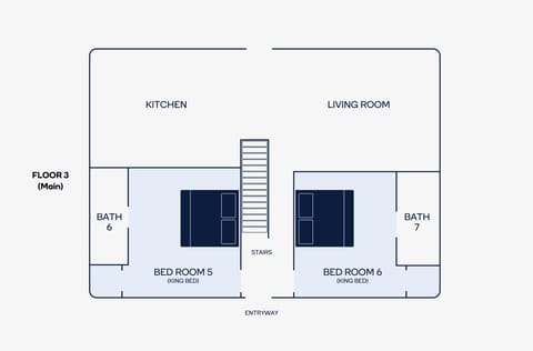 Floor 3 floor plan (Main level).