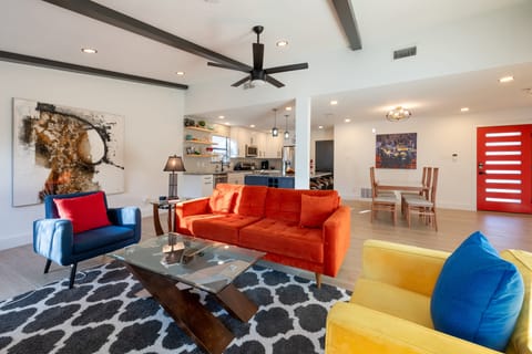 Bright, energizing design.