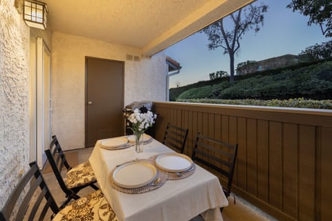 Enjoy al fresco dining on your private balcony/patio.