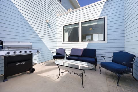 Fire up the flavor on the BBQ grill and enjoy private outdoor seating.