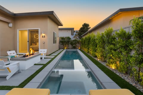 Sparkling pool.
