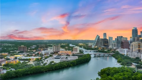 Minutes from the action.