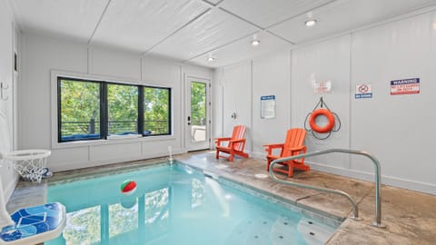 Take a refreshing dip in the indoor pool.