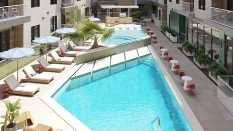 Communal pool area.