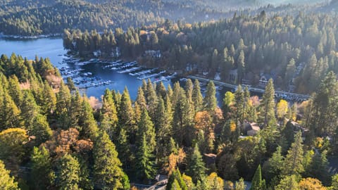 Wide view of Lake Arrowhead.