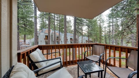 Outdoor relaxation on your balcony.