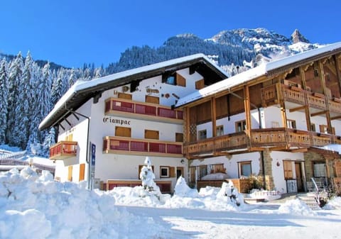 Property building, Winter, Mountain view