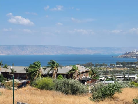 Magdala Infront Sea of Galilee and Mount Harbel Casa in North District