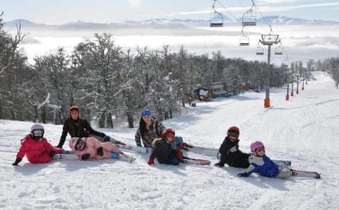 Natural landscape, group of guests