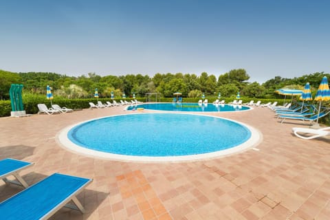 Property building, Living room, Swimming pool