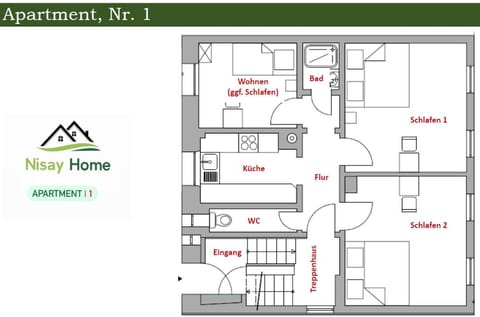 Nisay Home - 3 Room Apartment - Nr1 Apartment in Ludwigsburg