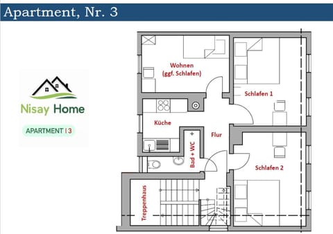 Nisay Home - 3 Room Apartment - Nr3 Apartment in Ludwigsburg