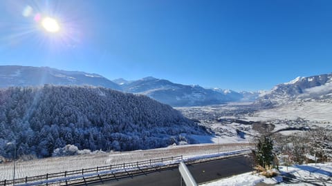 Property building, Natural landscape, Winter, Mountain view