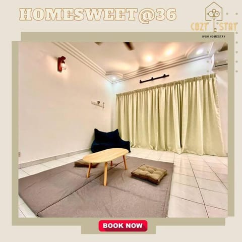 Ipoh HomeSweet 36 for 15pax House in Ipoh