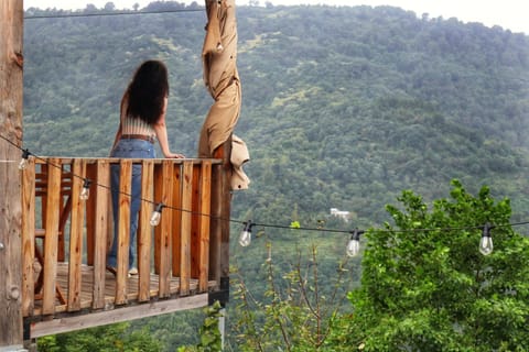 View (from property/room), Balcony/Terrace, Mountain view