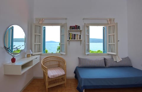 Living room, Seating area, Sea view