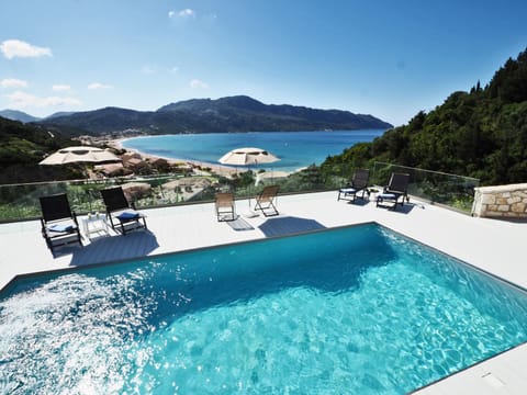 Nearby landmark, Natural landscape, Pool view, Sea view, Swimming pool, sunbed