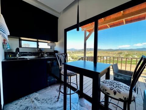 View (from property/room), Kitchen or kitchenette, Dining area