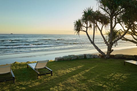 Beach, Sea view, sunbed