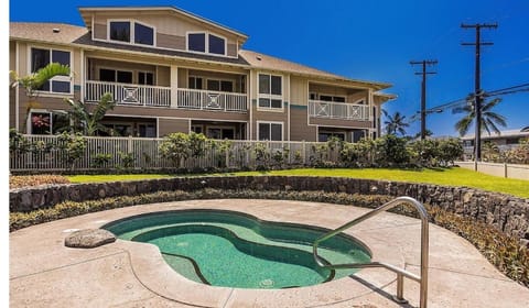 Property building, Pool view