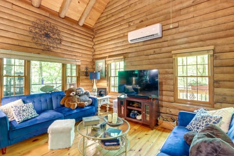 Romantic Ellijay Cabin with Grill and Fire Pit! House in Ellijay