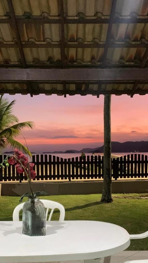 Patio, Sea view, Sunset