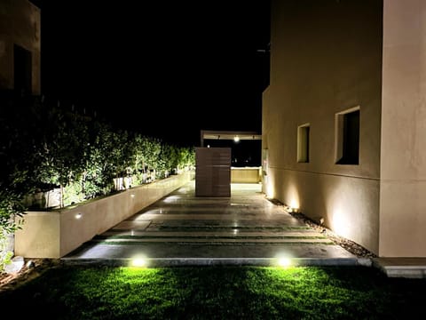 Night, Garden, Garden view