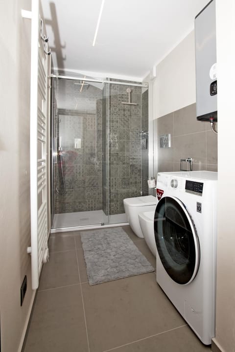 Shower, washing machine, dryer