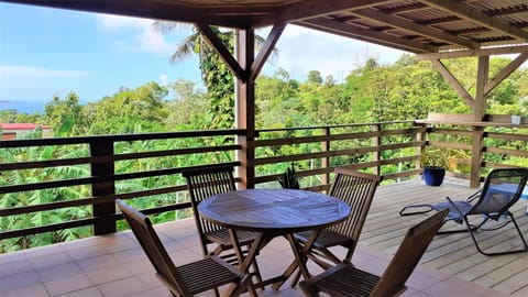 Patio, Natural landscape, Balcony/Terrace, Dining area, Sea view