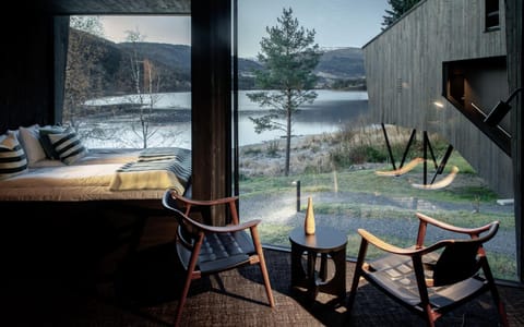 Natural landscape, Seating area, Lake view