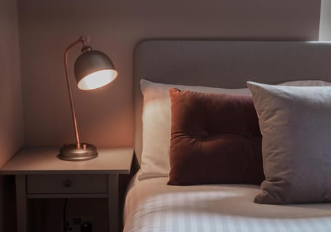 Bed, Decorative detail, Bedroom