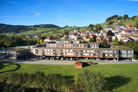 Property building, Bird's eye view, Summer