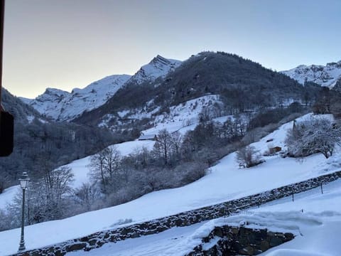 Natural landscape, Winter, Mountain view