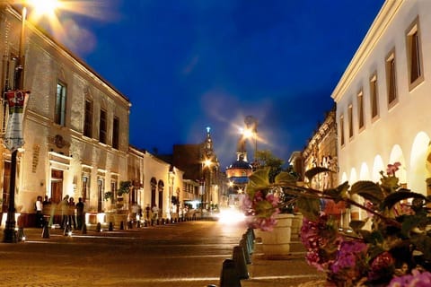 Nearby landmark, Night, Neighbourhood, City view, Street view